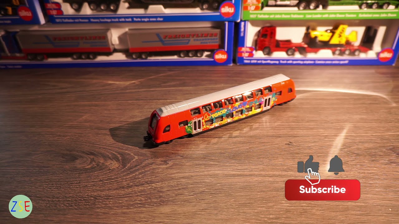 ダブルデッカー Amazon.com: siku 1791, Double-Decker Train, 1:87, Metal