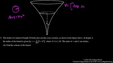 2016 AP Calculus AB and BC Free Response 5b