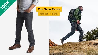 Now On Kickstarter: Satu Outdoor Vitals Pants | Comfort & Performance Meet Style