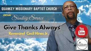 Give Thanks Always