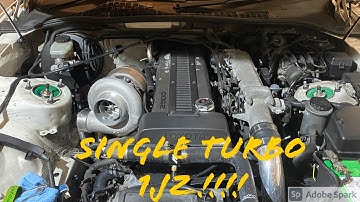 Converting the 1jz Soarer to single turbo!