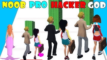 NOOB vs PRO vs HACKER vs GOD - Fashion Universe Runner 3D
