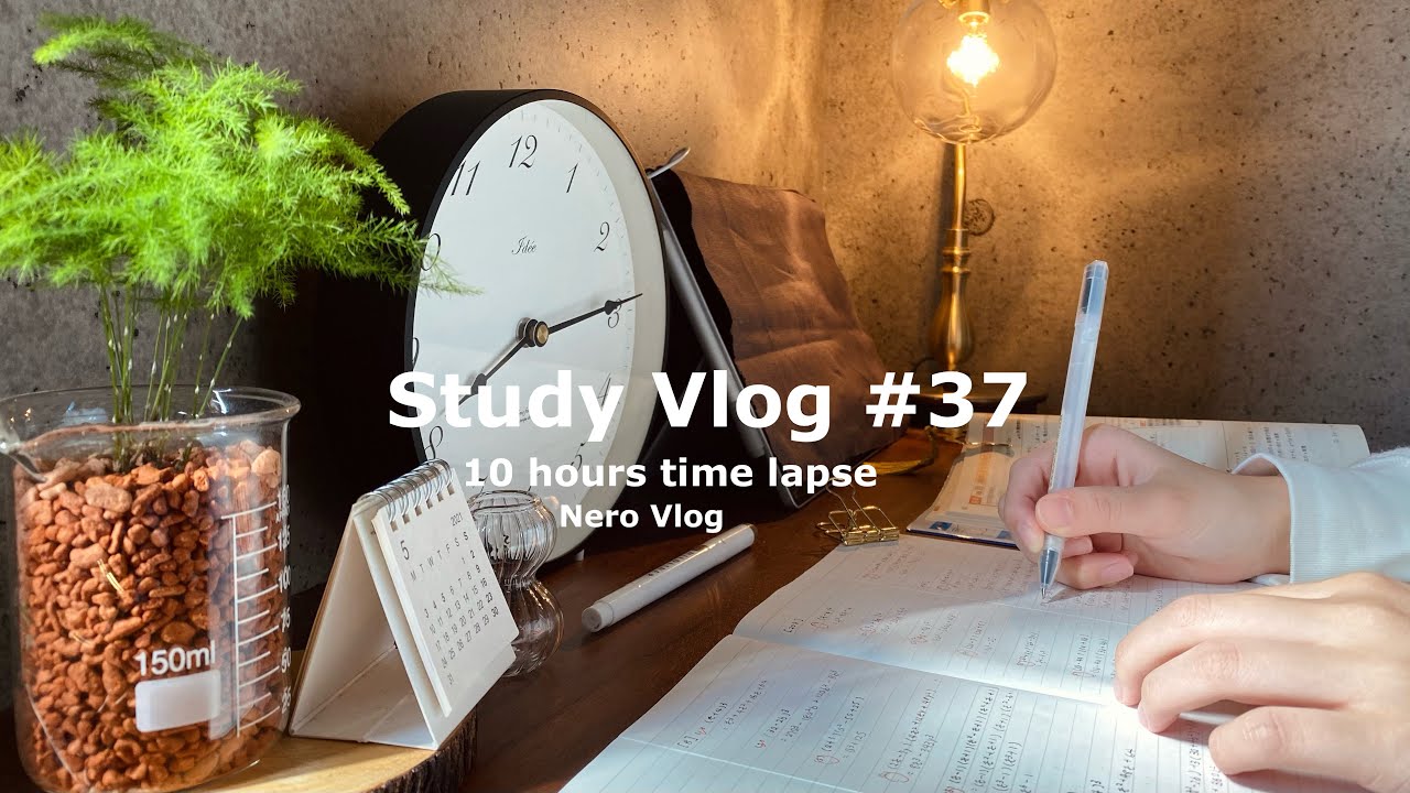 Study Vlog #37 勉強タイムラプス