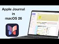 مجلة Apple في نظام MacOS 26 مراجعة 
