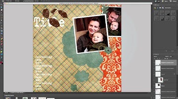 Digital Scrapbooking Adding Elements Tutorial