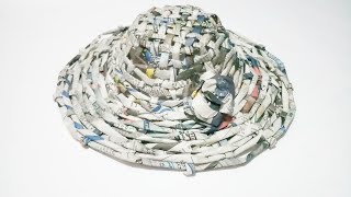 DIY Hat from Newspaper - Cara Membuat Topi dari Koran Bekas