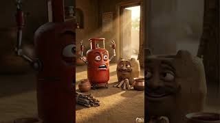 Gas ⛽ Ki Problem 😃 | Ai Funny Video | #funny #shorts