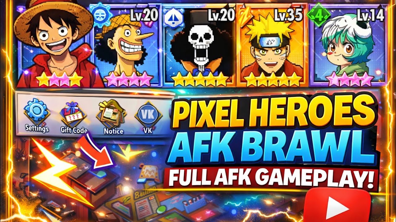 NEW Pixel Heroes AFK Brawl ⚡ Full Gameplay - YouTube