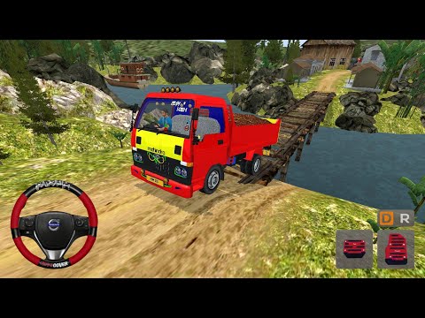 Mahindra Tipper Lorry Mod For Bussid Offroad Map In Bus Simulator Indonesia Android Gameplay 