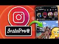 Saiu InstaPRO atualizado com novas funções/  Instapro novo Instagram modificado CHEIO de funções