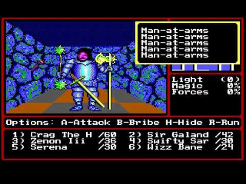 Might and Magic II: Gates to Another World (PC/DOS) 1989, New World Computing