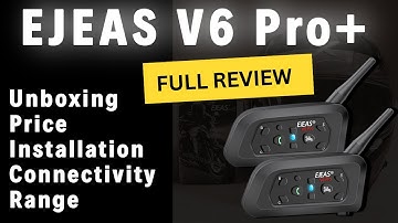 EJEAS V6 Pro Plus - Full REVIEW - Unboxing, Installation, Range and Connectivity #ejeas #intercom