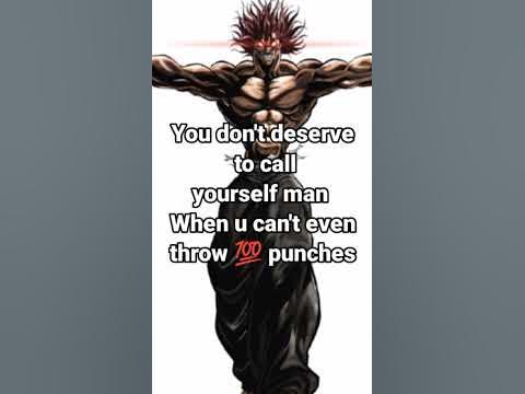 Yujiro hanma motivational quotes - YouTube