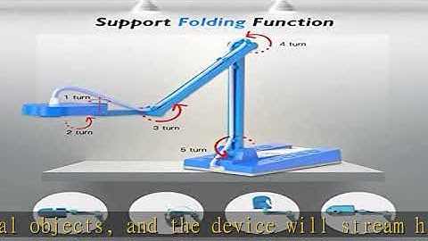 TreasLin USB Document Camera 10MP for Teachers, Remote Learning, Classroom Presentations, Art Class