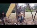 Making a pole lathe treadle assembly
