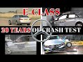 Mercedes Benz-E Class Crash Test from 1998 to 2018 | Euro NCAP & IIHS Crash Test Videos