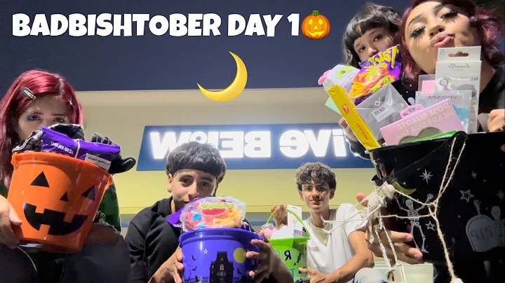 WE MADE EACH OTHER SPOOKY BASKETS🎃