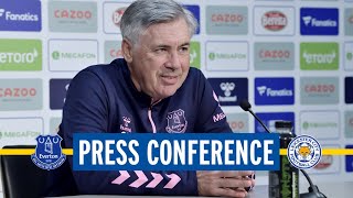 EVERTON V LEICESTER CITY | LIVE CARLO ANCELOTTI PRESS CONFERENCE