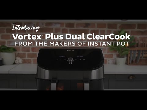 Instant Vortex PLUS DUAL CLEARCOOK BLACK