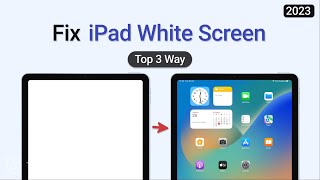 How to Fix iPad White Screen 2023 (No Data Loss)