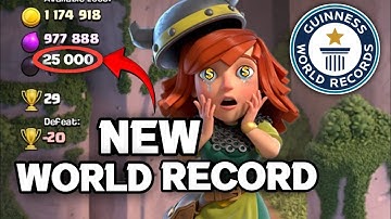 NEW WORLD RECORD  !! || HIGHEST DARK ELIXIR EVER LOOTS IN CLASH OF CLANS HISTORY #clashofclans #coc
