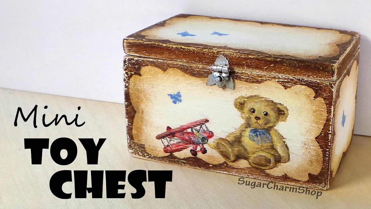 bear toy chest