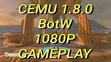 CEMU 1.8.0: BotW 1080p Gameplay - It still crashes :(