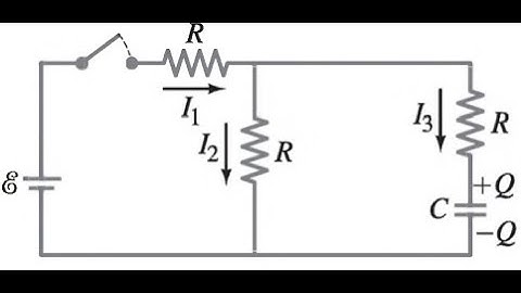 (26-49) Consider the circuit shown in Fig. 26-60, where all resistors have the same resistance R. At