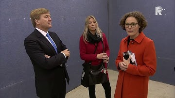 Beelden bezoek koning Willem-Alexander aan Rotterdam