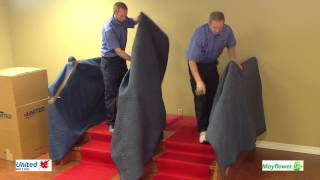 How To Prepare and Protect a Staircase and Bannister for the Move - Highland Moving & Storage by Highland Moving & Storage 1,536 views 8 years ago 1 minute, 28 seconds