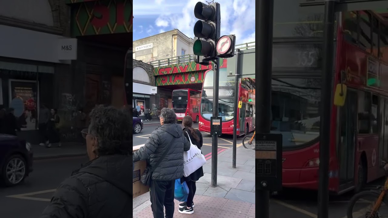 Walk from Brixton Underground Station to Brixton Town Centre London