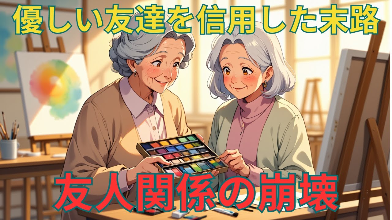 【老後の友人関係】心の孤独につけ込む「優しい人」が裏でしていた恐ろしい裏切りとは？| 心にしみる話|