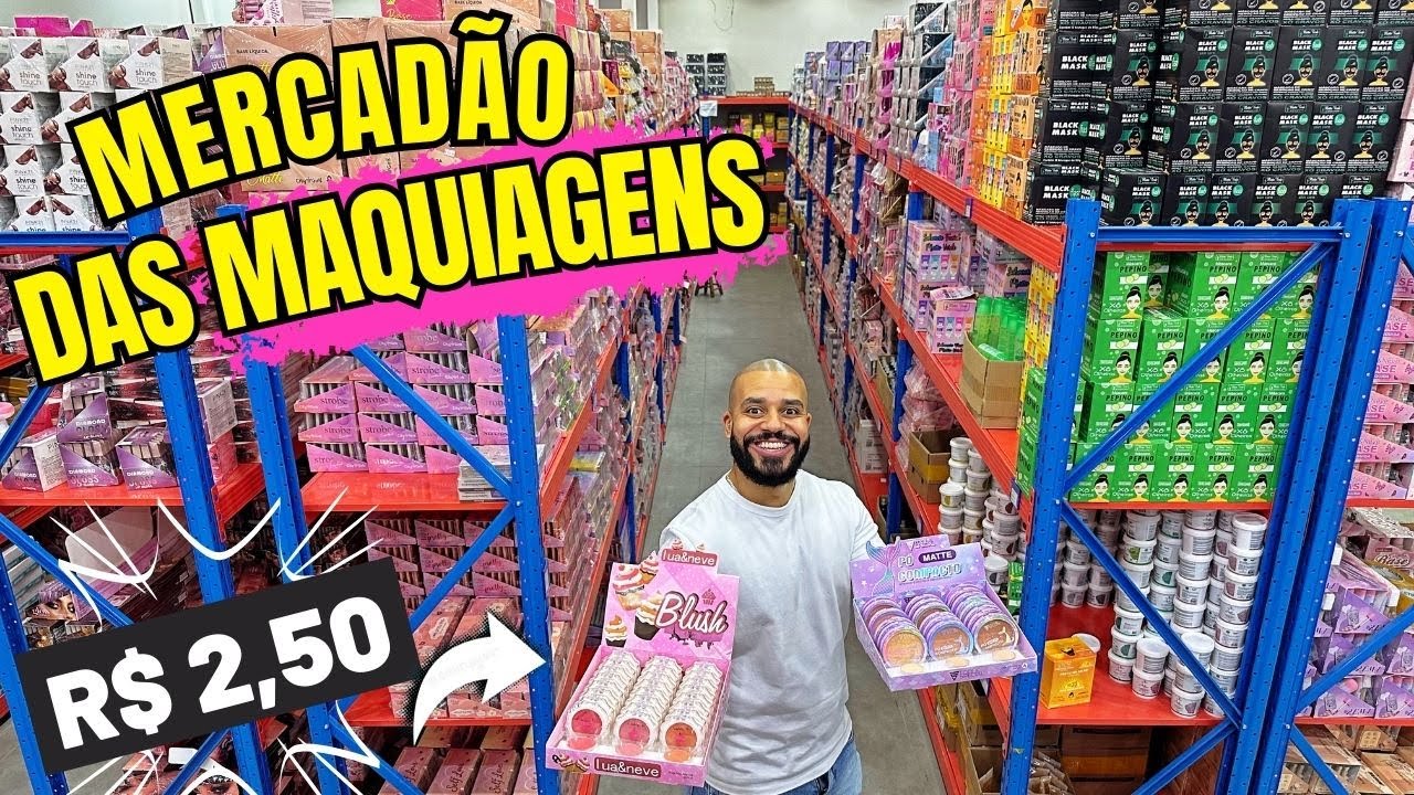 25 DE MARÇO MAQUIAGEM POR R$2,50 DESCUBRA O MAIOR ATACADO DE MAQUIAGENS BARATA 25 DE MARÇO SÃO PAULO