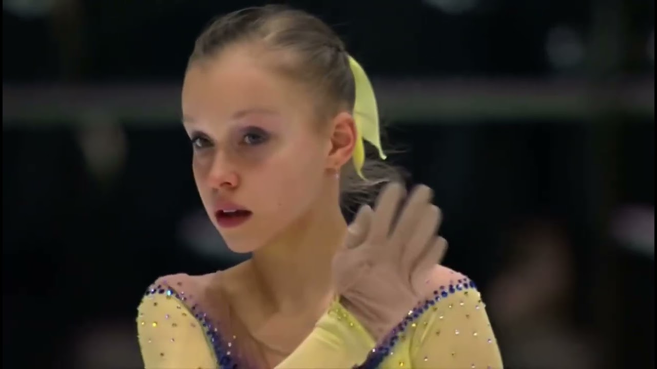 Maria Seniuk - 2022 Junior World Figure Skating Championships- free program 