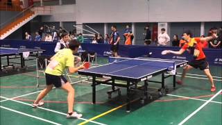 20160327全大運北區桌球資格男子團體賽 台師大許容睿vs輔仁林士傑 4/5
