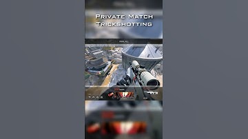 Private Match Trickshotting PART 5 #cod #callofduty #mw3 #mw2 #shorts