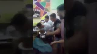 Menino É Pego Batendo Uma No Seu Aniversário Sem Censura