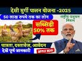 मुर्गी पालन लोन योजना 2025 | Poultry Farming Loan Yojana | सब्सिडी और आवेदन प्रक्रिया पूरी जानकारी