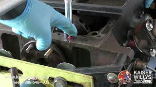 US Made Rear Main Seal Installation - Willys CJ-2A