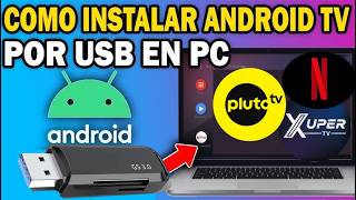 Convierte tu Memoria USB en una Smart TV Android │Una Versión de Android Mejorada para TV en USB