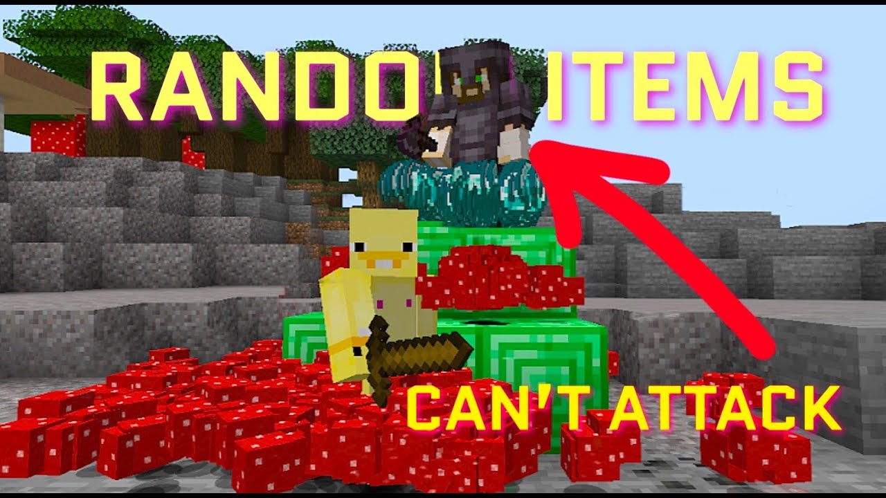 Minecraft DEFENSELESS Survivalist VS Random Items Hunter REMATCH