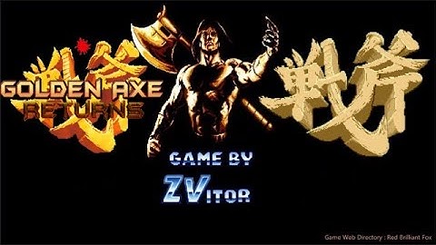Golden Axe Returns v115 ( 2K-HD, 30FPS) | Gilius Thunderhead Epilogue | OpenBoR Games by Zvitor