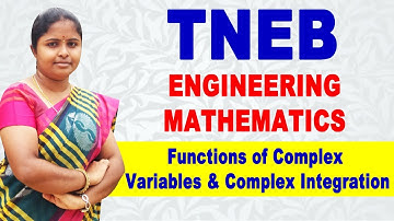 TNEB - Engineering Maths : Functions of Complex Variables & Complex Integration Questions in Tamil
