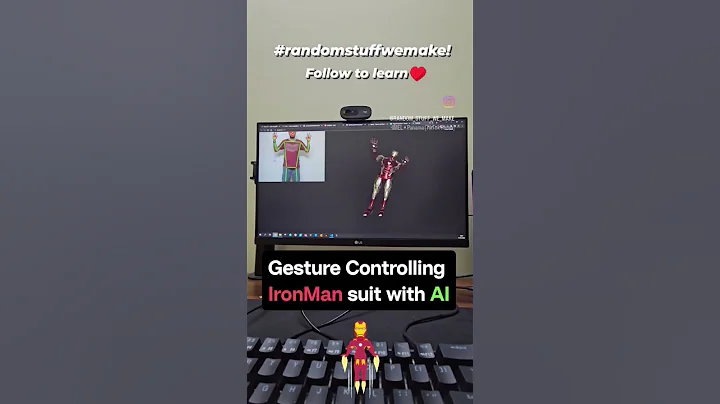 DIY Gesture Controlled Iron Man suit 🔥 #javascript #threejs