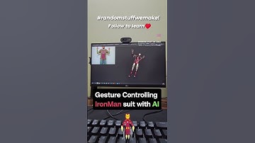 DIY Gesture Controlled Iron Man suit 🔥 #javascript #threejs