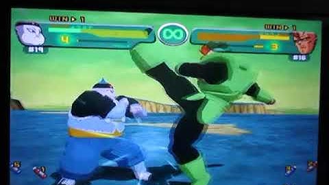 Dragon Ball Z Budokai(Gamecube)-Android 19 vs Android 16