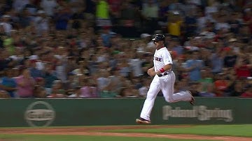 DET@BOS: Betts ropes an RBI double to left field