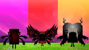 Uncannyblocks Band But Different Nightmare (1T-10T) vs [10T-100T] vs {100T 1Q} Remix