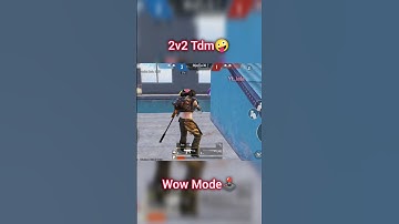 2v2 tdm Wow mode #wowmode  #bgmi #pubgmobile #krafton#scout #mortal #apple #wow #pubg #2v2challenge