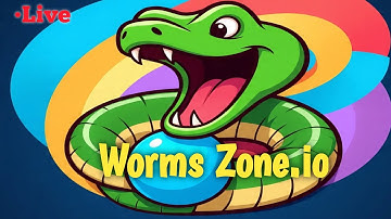 🔥 Live Gameplay – Worms Zone.io | Epic Snake Battle | High Score Challenge | MSA Gaming Live